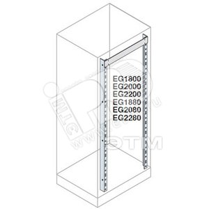 Рама 19 дюймов фиксированная 42HE 2000x800мм