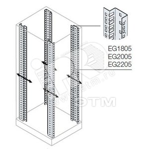 Рама 19Д для серверных шкафов 800х2200мм | EG2205 | ABB