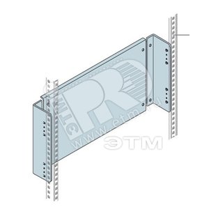 Плата монтажная для аппаратов 400x600мм
