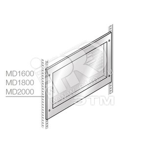 Панель глухая углубленая 600х600мм нержавеющая сталь