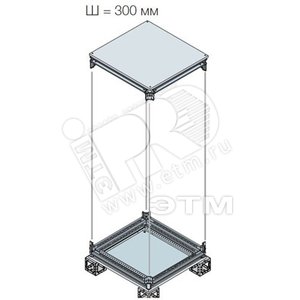 Рама верхняя/нижняя+панель нижн.300x500 | EK3050KN | ABB