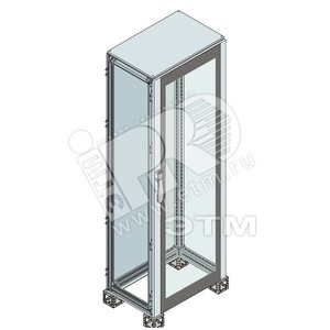 Шкаф ISX стеклянная дверь 1800x800x400 нержавеющая сталь - ABB
