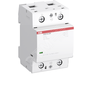 Контактор ESB100-20N-01 модульный (100А АС-1, 2НО), катушка 24В AC/DC | 1SAE361111R0120 | ABB - ABB
