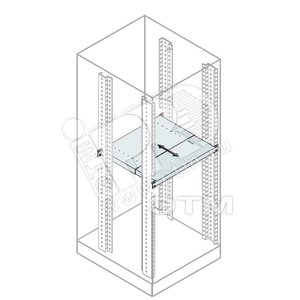 Полка с регулировкой по глубине,1HE | EV0041 | ABB