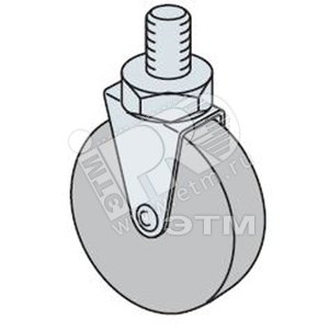 Ролики транспортировочные d 80мм (4шт) | EV1005 | ABB - ABB