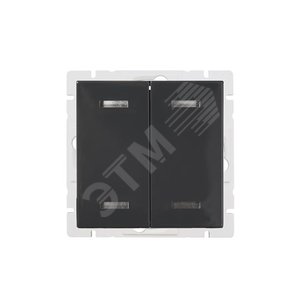 Кнопка нажимная, 4 клавиши, с подсветкой, до 30В, Impressivo, антрацит | FAP1204-81  | 2TKA00000913 | ABB