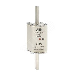 Предохранитель OFAF2H50 50A тип gG размер2, до 500В | 1SCA022627R5030 | ABB - фото 2