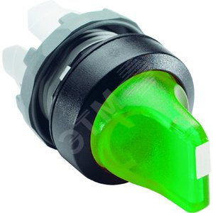 Переключатель M3SS1-11G (короткая ручка) зеленый - фото 2