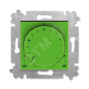 ABB Levit Зелёный / дымчатый чёрный Терморегулятор с поворотной ручкой 16А | 3292H-A00003 67W | 2CHH920003A6067 | ABB - фото 2