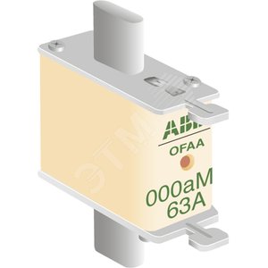Предохранитель OFAA000AM2 2A тип aM габарит 000 до 690В - фото 2