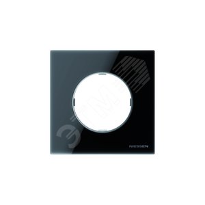 Рамка 1-постовая, серия SKY Moon, цвет стекло чёрное|2CLA867100A3101| ABB - фото 2