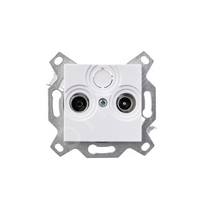 ABB Levit Белый Розетка TV-R проходная 7дБ | 5011H-A03607 03W | 2CHH083607A6003 | ABB - фото 5