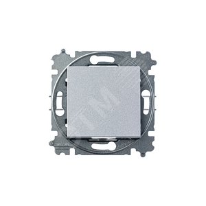 ABB Levit Серебро / дымчатый чёрный Переключатель 1-кл. | 3559H-A06445 70W | 2CHH590645A6070 | ABB - фото 4