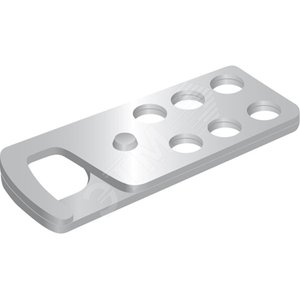 Плата L6 для установки 6-ти навесных замков (2CMA144539R1000) 2