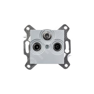 ABB Levit Серый Розетка TV-R-SAT единственная | 5011H-A03303 16W | 2CHH083303A6016 | ABB - фото 4