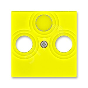 Накладка ABB Levit для розеток TV-R / TV-R-SAT жёлтый (5011H-A00300 64) 2