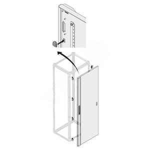 Дверь глухая IP40 H=2000мм W=400мм|1STQ007369A0000 | ABB 2