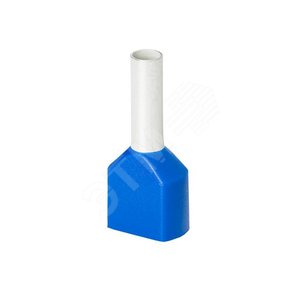 Наконечник кабельный с нейлоновой изоляцией втулочный двойной 2x16 мм длина 14 мм (1000шт)