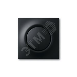 IMPULS Клавиша для мех-ма 2-кл. выкл./перекл./кнопок, чёрн.бархат 2