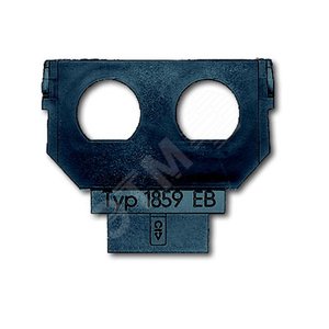 Суппорт (цоколь) для 2-х разъёмов UHF | 1764-0-0109  | 2CKA001764A0109 | ABB 2