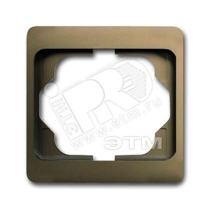 Рамка 2-пост., верт., серия alpha exclusive, цвет бронза