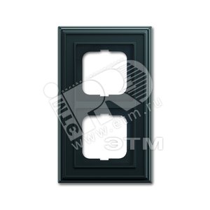 Рамка 2-постовая, серия Династия, антрацит | 1754-0-4606  | 2CKA001754A4606 | ABB