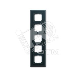 Рамка 5-постовая, серия Династия, антрацит | 1754-0-4609 | 2CKA001754A4609 | ABB - ABB