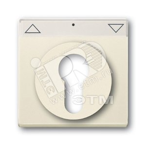 Плата центральная (накладка) для механизма выкл. жалюзи с зам., серия solo/future, цвет savanne/слоновая кость | 1710-0-3157 | 2CKA001710A3157 | ABB