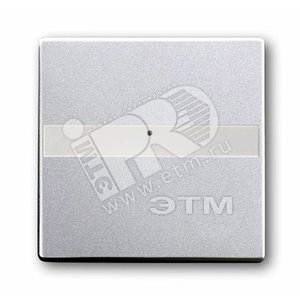 Клав. с полем для надписи, со световодом, для выкл./перекл./кнопок, серия solo/future, цвет серебр.-алюм. | 1731-0-1948  | 2CKA001731A1948 | ABB