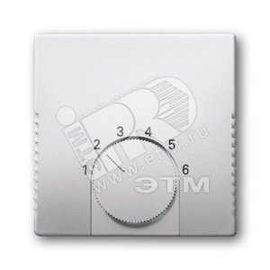 Плата центральная (накладка) для механизма терморегулятора (термостата) 1094 U, 1097 U, серия pur/сталь | 1710-0-3755 | 2CKA001710A3755 | ABB