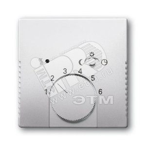 Плата центральная (накладка) для механизма терморегулятора (термостата) 1095 U, 1096 U, серия pur/сталь | 1710-0-3756 | 2CKA001710A3756 | ABB