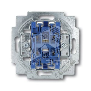 Механизм 2-клавишного выключателя с лампой подсветки, 10А 250В | 1012-0-1135  | 2CKA001012A1135 | ABB