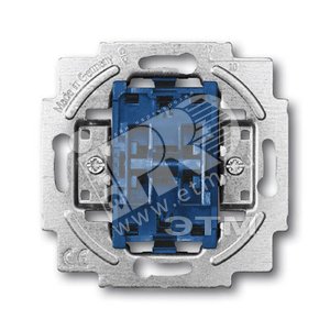 МЕХАНИЗМ 2-клавишного переключателя 10А 250В | 1011-0-0928  | 2CKA001011A0928 | ABB