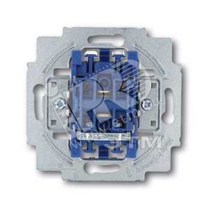 Механизм 2-клавишной кнопки с 2-мя раздельными цепями (нормально-открытый контакт), 10А 250В | 1413-0-0509  | 2CKA001413A0509 | ABB