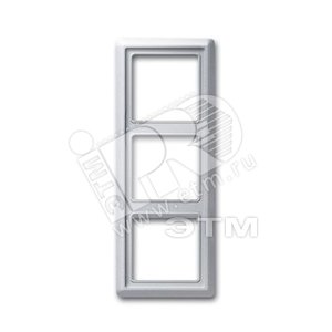 Рамка 3-постовая, серия Allwetter 44, цвет серебристо-алюминиевый | 1730-0-0280 | 2CKA001730A0280 | ABB