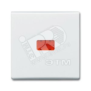 Клавиша для мех. 1-клавишного выкл./перекл./кнопки,с красной линзой(IP44),серия Allwetter 44, цвет слоновая кост | 1731-0-1833  | 2CKA001731A1833 | AB