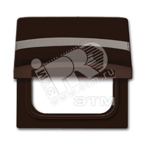 Плата промежуточная с крышкой для центр. плат , с полем для надписи, IP44, серия Allwetter 44, цвет коричневый | 1710-0-3786  | 2CKA001710A3786 | ABB - ABB