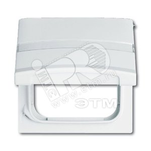 Плата промежуточная с крышкой для центр. плат , с полем для надписи, IP44, серия Allwetter 44, цвет сл. кость | 1710-0-2280  | 2CKA001710A2280 | ABB