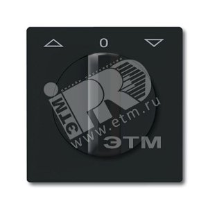 Плата центральная (накладка) с поворотной ручкой, , IP44, серия Allwetter 44, цвет антрацит | 1710-0-1886  | 2CKA001710A1886 | ABB