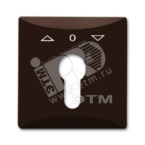 Плата центральная (накладка) с поворотной ручкой, IP44, серия Allwetter 44, цвет коричневый | 1710-0-3803  | 2CKA001710A3803 | ABB