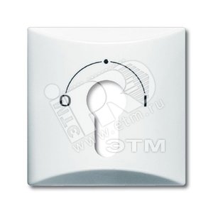 Плата центральная (накладка) с поворотной ручкой, серия Allwetter 44, цвет слоновая кость | 1710-0-2249  | 2CKA001710A2249 | ABB