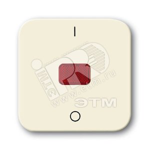 Клавиша для механизма 1-клавишного выкл./перекл./кнопки, серия Busch-Duro 2000 SI, цвет слоновая кость | 1731-0-0348  | 2CKA001731A0348 | ABB