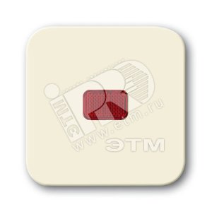 Клавиша для механизма 1-клавишного выключателя/переключателя/кнопки серия Busch-Duro 2000 SI, цвет слоновая кость | 1731-0-0355  | 2CKA001731A0355 | A