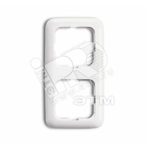 Рамка 2-постовая, серия Reflex SI, цвет альпийский белый | 1725-0-1466  | 2CKA001725A1466 | ABB
