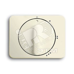 Центральная плата с ручкой для переключателя на 3 пол. 2710 U alpha nea кремово-белый - ABB