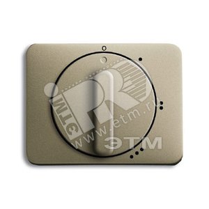 Центральная плата с ручкой для переключателя на 3 пол. 2710 U alpha exclusive палладий - ABB