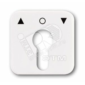 Плата центральная (накладка) с поворотной ручкой, серия Reflex SI, цвет альпийский белый | 1710-0-1415  | 2CKA001710A1415 | ABB