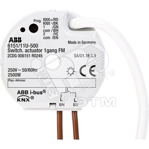 6151/11 U-500 Релейный активатор 1-канальный 16А, FM | 6151-0-0245  | 2CKA006151A0245 | ABB