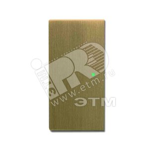Клавиша двойная free@home ДИНАСТИЯ латунь античная (SR-2-840) - ABB