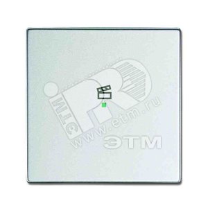 SRS-1-83 Клавиша одинарная free@home, сцена, future, серебристый алюминий|6220-0-0147| ABB